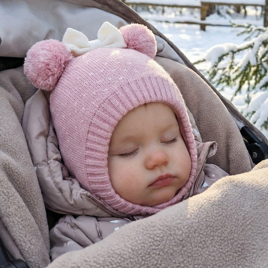 Kominiarka zimowa dla dziewczynki Dustina rozm. 42-46 cm