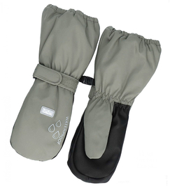 Rękawiczki dziecięce wodoodporne, ciepłe zimowe, z membraną, zielone,  rozm. 5-7 lat