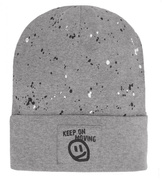 Czapka chłopięca wiosenna-jesienna, szara, Keep on Moving, 52-55 cm