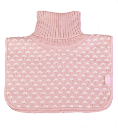 Komin - golf dla dziewczynki, podszyty polarem, Moremo, brudny róż, 1-3 lat