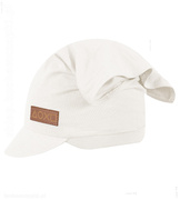 Chustka z daszkiem, czapka na lato dla dziecka, Winnd, kremowa, 42-45 cm