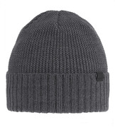 Czapka zimowa męska, z wełną merino, Weser, szary ciemny, 56-59 cm