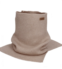 Komin z wełny merino, 7640, unisex, beżowy