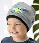 Czapka chłopięca, z koparką Escavat rozm. 44-46cm