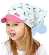 Chustka z daszkiem dla dziewczynki, miętowa,  Sivia, 46-50 cm