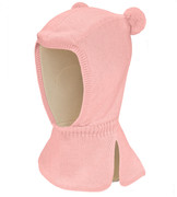 Kominiarka dla dziewczynki, wełna merino, różowa, Sanisa, 44-46 cm