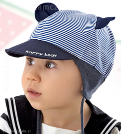 Czapka na lato z daszkiem, niemowlak Arthur rozm. 42-44