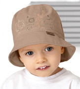 Kapelusz dla chłopca, na lato, Kasada, kakaowy, 46-48 cm