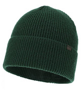 Czapka zimowa męska, z dodatkiem wełny merino, Rokins, zielony, 55-57 cm