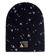 Czapka wiosenna/jesienna dla chłopca, czarna, Little Expo, 44-47 cm