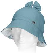 Kapelusz dla dziewczynki,  filtr UV, niebieski, Pushia, 50-52 cm