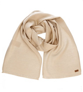 Szalik z wełny 100% MERINO, 7641, beżowy (piaskowy)