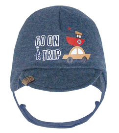 Czapka wiosenna / jesienna dla chłopca, turkusowa, Goonatrip,  40-42 cm