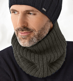 Komin męski zimowy, chłopięcy, tunel na szyję 546