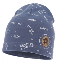 Czapka bawełniana niemowlęca, jesienna/wiosenna, niebieska (12)  , Detti, 40-42 cm