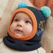 Kominiarka zimowa dla chłopca, granatowa, Sonny, 44-48 cm