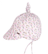Czapka z daszkiem dla dziewczynki, bonetka, różowo-granatowa, Arktotis, 48-50