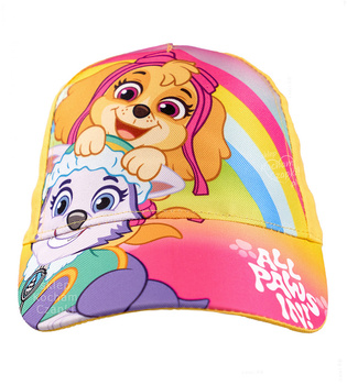 Czapka z daszkiem Psi Patrol na lato dla dziewczynki, W02, 50-52 cm