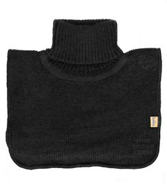 Komin z golfem dla chłopczyka, golfik, podszewka polar, czarny, 1-3 lat