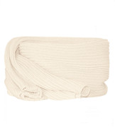 Szalik damski zimowy, wiskoza/bambus, Lulu, kremowy