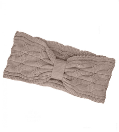 Opaska merino, wełaniana, dla dziewczynki, Olbifine, beżowy, 48-52