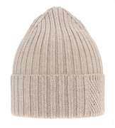 Czapka zimowa damska, wełna merino, Iraga, jasny beżowy, 55-58 cm