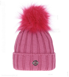 Ciepła, gruba zimowa czapka damska z pomponem, Roxxi rozm. 55-58 cm