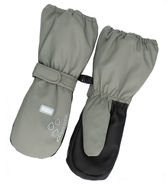 Rękawiczki dziecięce wodoodporne, ciepłe zimowe, z membraną, zielone, rozm. 3-5 lat