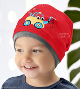Czapka chłopięca, z koparką Escavat rozm. 44-46cm