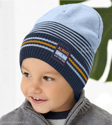 Dzianinowa czapka, Always Smile, rozm. 45-49 cm