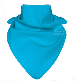 Chustka pod szyję dla dziecka, bawełniana, turkusowa, wiek 3-6 lat