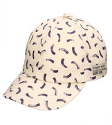 Czapka z daszkiem na lato dla chłopca, filtr UV +30, Count Down, kremowa, 52-56 cm