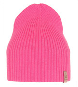 Czapka wiosenna/jesienna dla dziewczynki, modna, róż landrynka, Lisana, 49-52 cm