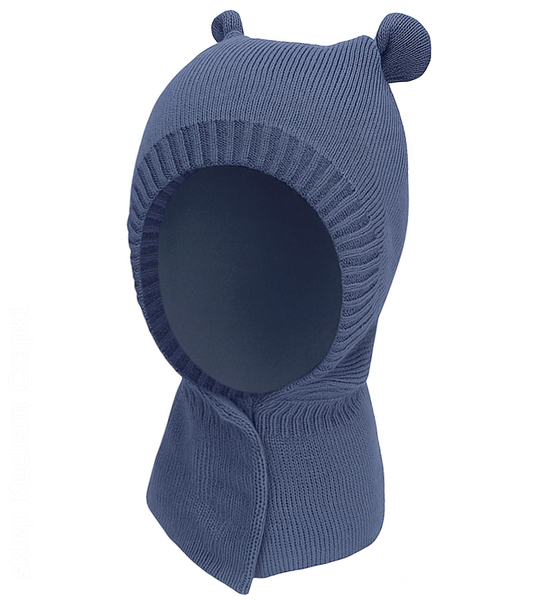 Czapka zimowa kominiarka dla chłopczyka, Turner, niebieska,  44-48 cm