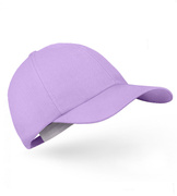 Czapka damska z daszkiem z lnu,  S21-05L, fiolet lila (80% len), 54-56 cm