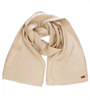 Szalik z wełny 100% MERINO, 7641, beżowy (piaskowy)