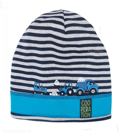 Czapka dla chłopczyka, jesień/wiosna, Cooperation, 44-46 cm