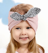 Szeroka opaska na głowę dla dziewczynki, turban, 46265, obw. 50-54 cm