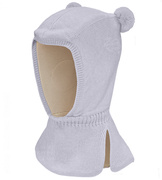 Kominiarka dla dziecka, wełna merino, popielta, Sanisa, 48-51 cm