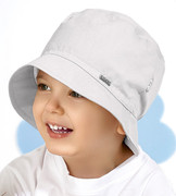 Kapelusz dla chłopca na lato, szary, Mestre, rozm. 53-55 cm