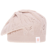 Beret dla dziewczynki wiosenny, beżowy jasny, Ramcela, 52-54 cm
