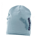 Niebieska czapka dziewczęca Fuji, wiosenna/jesienna, rozm. 48-50 cm