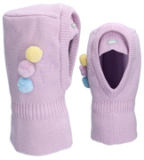 Kominiarka zimowa dla dziewczynki, fioletowa, Mantira, 44-48 cm