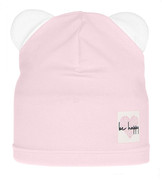 Czapka dziewczęca jesienna/wiosenna, bawełniana, różowa, Gogga, 50-52