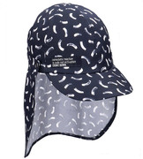 Czapka na lato dla chłopca, filtr UV +50, 2w1, Ganan, granatowa, 50-54 cm