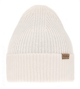 Czapka wiosenna/jesienna damska, prążek, Semmina, biała, 55-60  cm