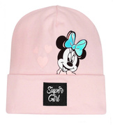 Czapka jesienno/zimowa dziewczęca, Katarina z myszką Minnie, rozm. 52-54cm