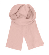 Ekskluzywny wełniany szalik damski (80%), SZ025, róż pudrowy