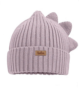 Czapka zimowa z wełny merino, z grzebieniem dinozaura, Ehidno, wrzosowa, 50-54 cm