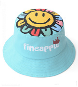 Kapelusz na lato/wiosnę, dla dziecka, Fineapple, turkusowy, 46-48 cm